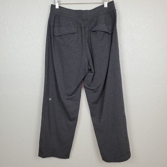 Lululemon Kung Fu Pant Mens Medium Regular Heathered Dark Slate Straight Leg 27" - Picture 3 of 9